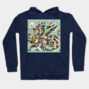 Guardian:Abstract Dragon Art Hoodie